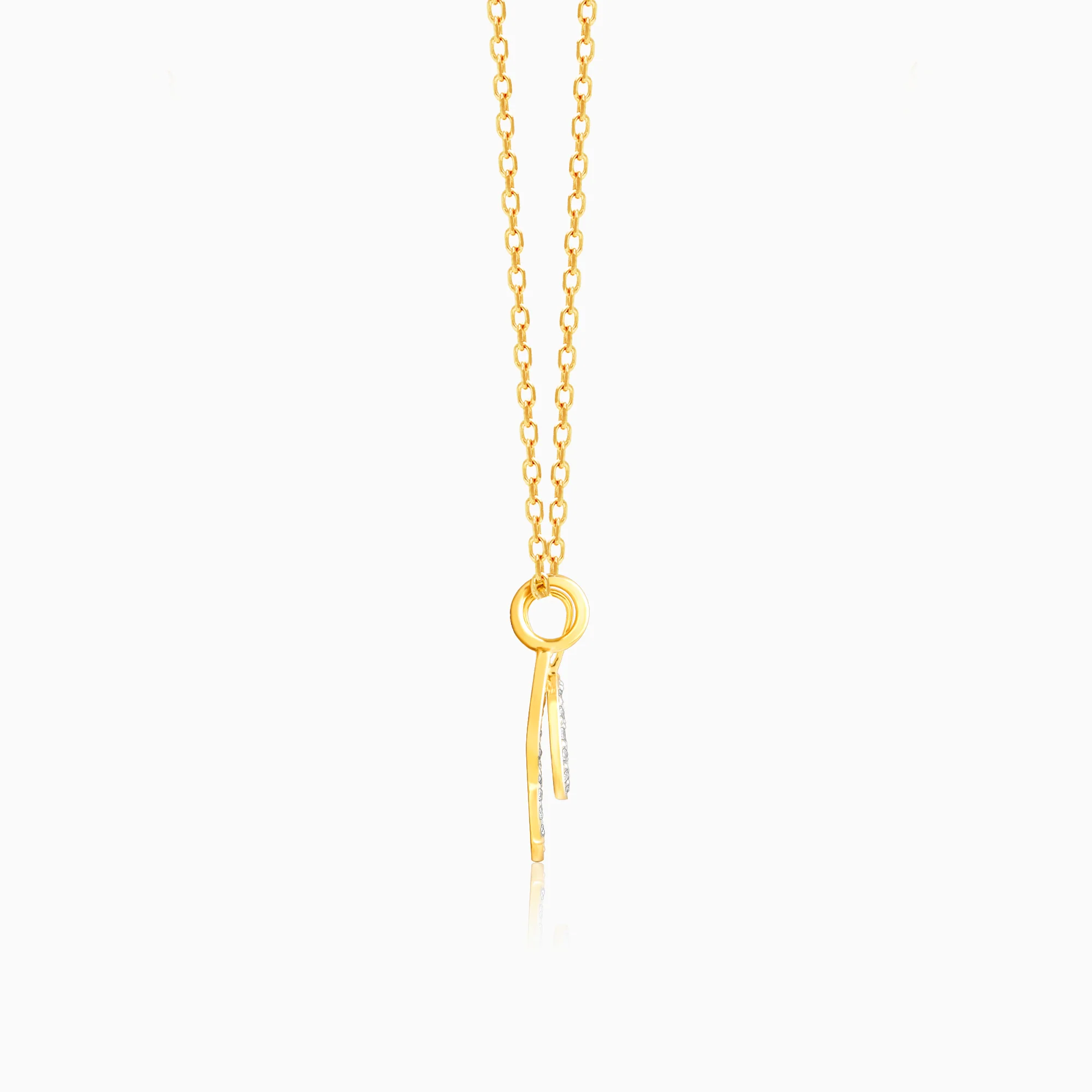 Gold Cheerful Cherry Diamond Pendant - Image 5