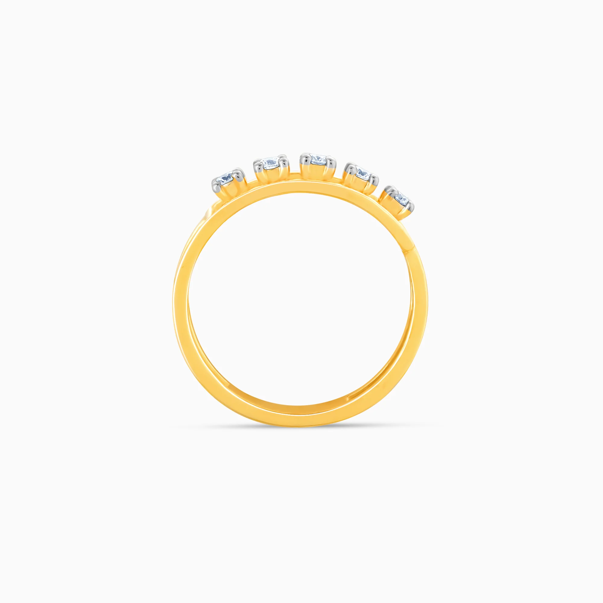 Gold Dazzling Diamond Ring - Image 4