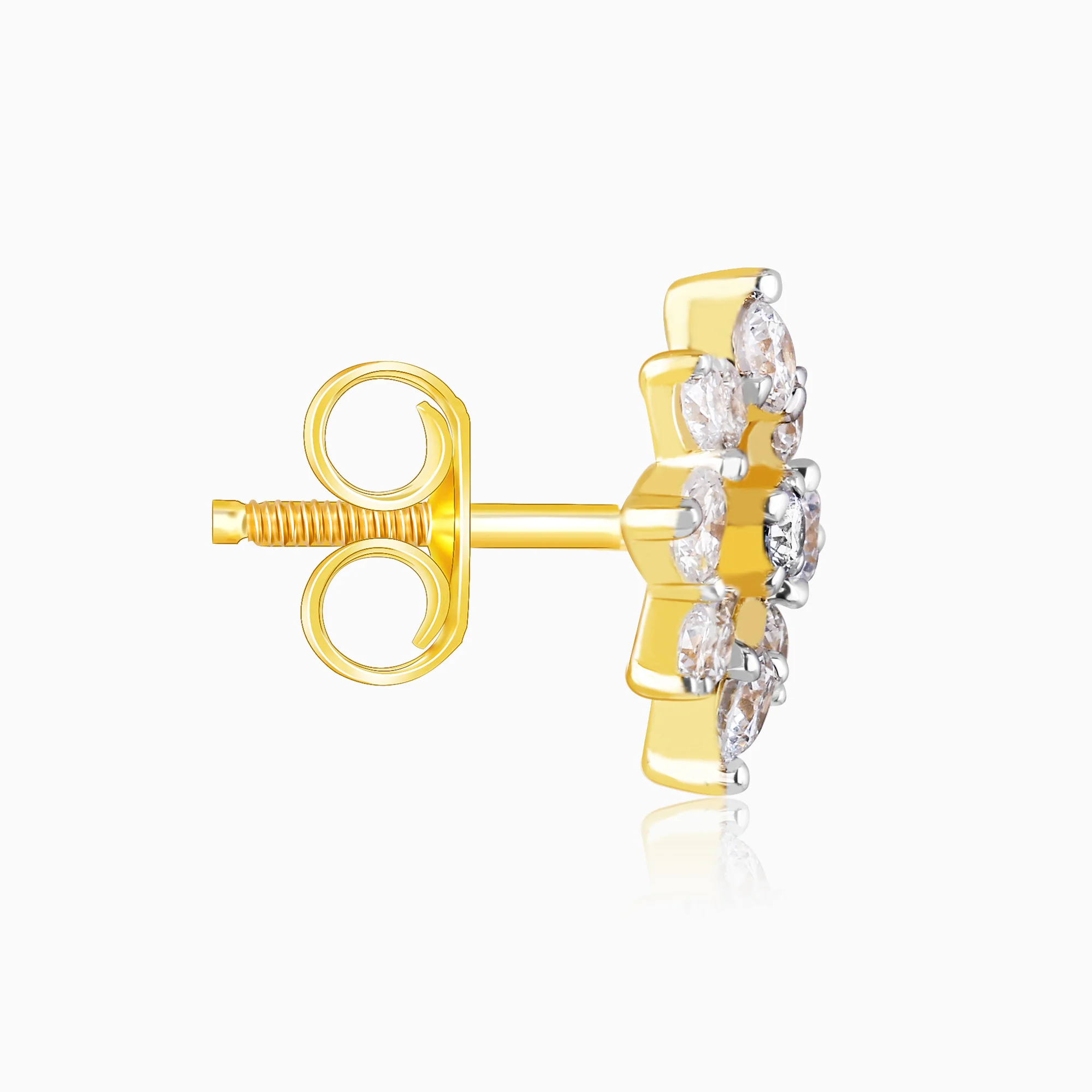 Gold Meadow Magic Diamond Earrings - Image 5