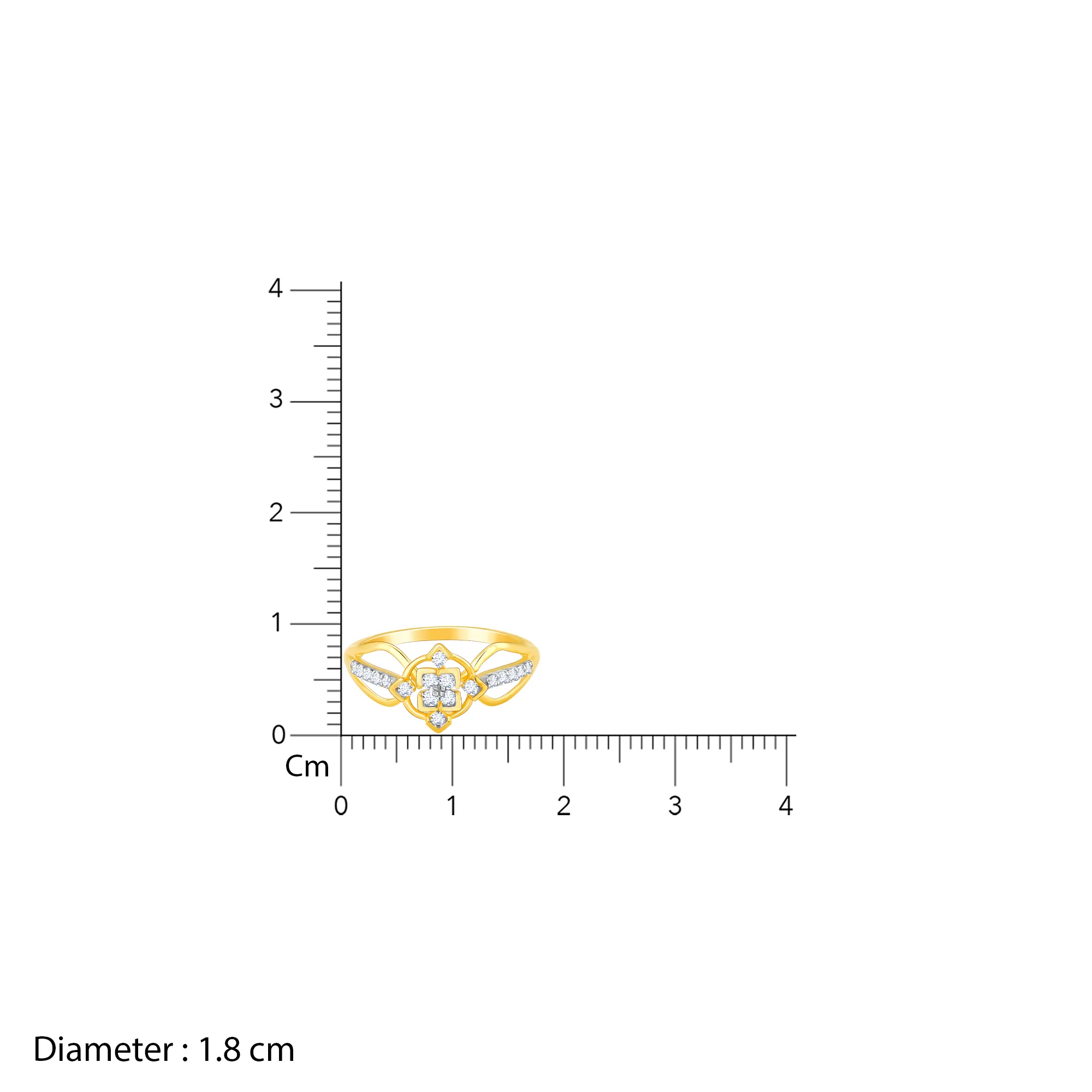 Gold Monumental Elegance Diamond Ring - Image 7