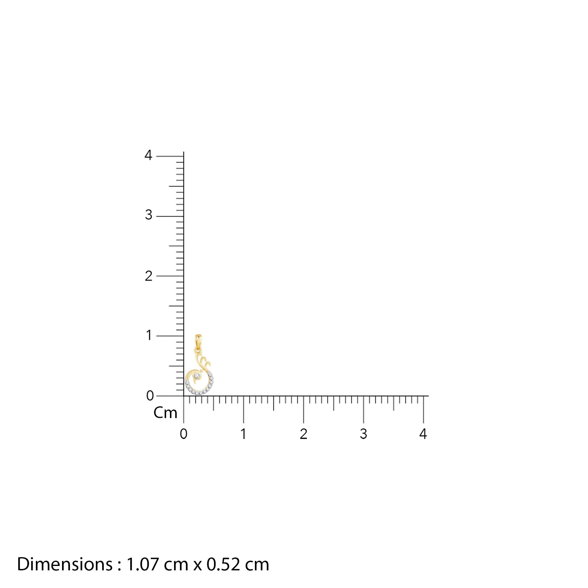 Gold Precious Peacock Diamond Pendant - Image 6