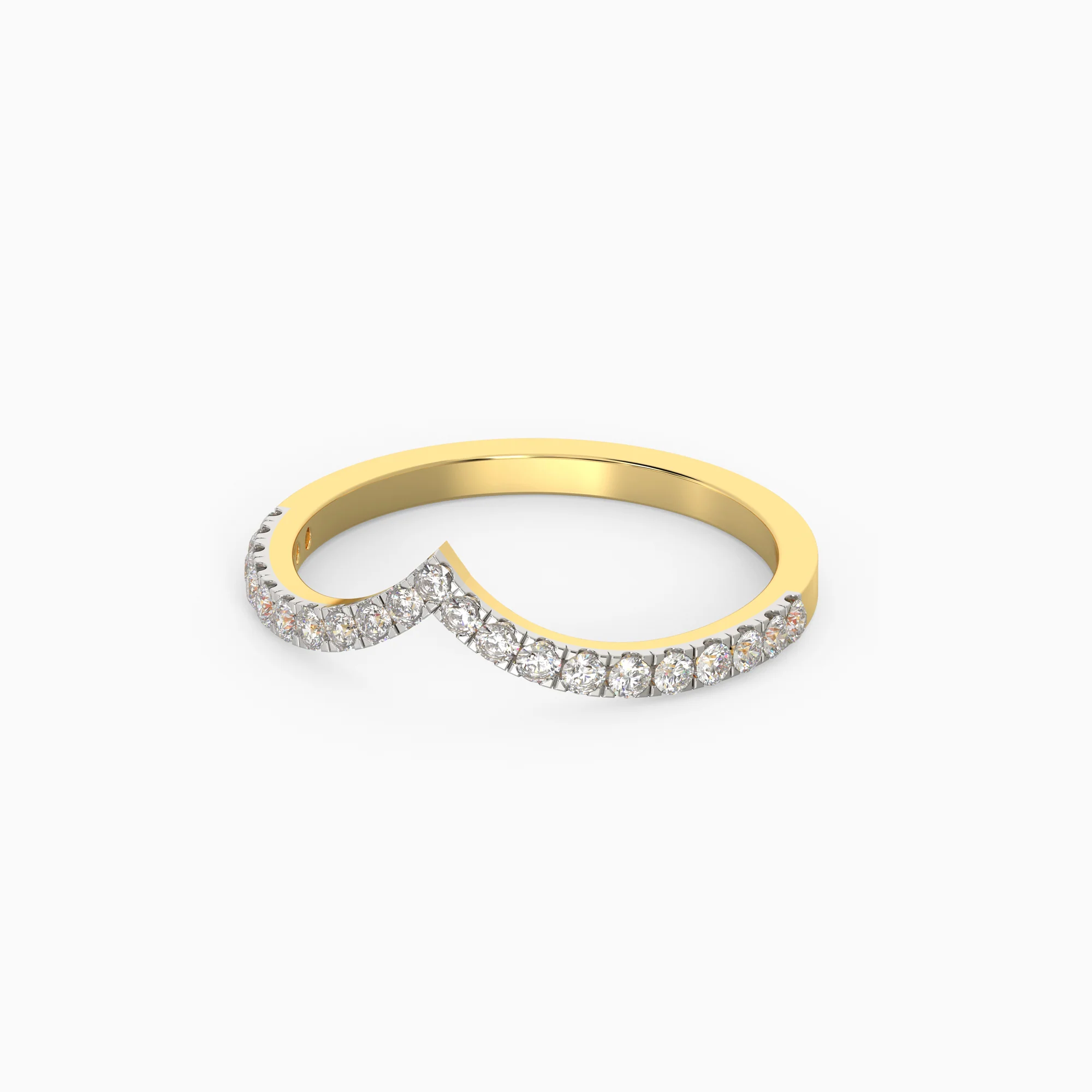 Gold Serene Valley Diamond Ring - Image 4