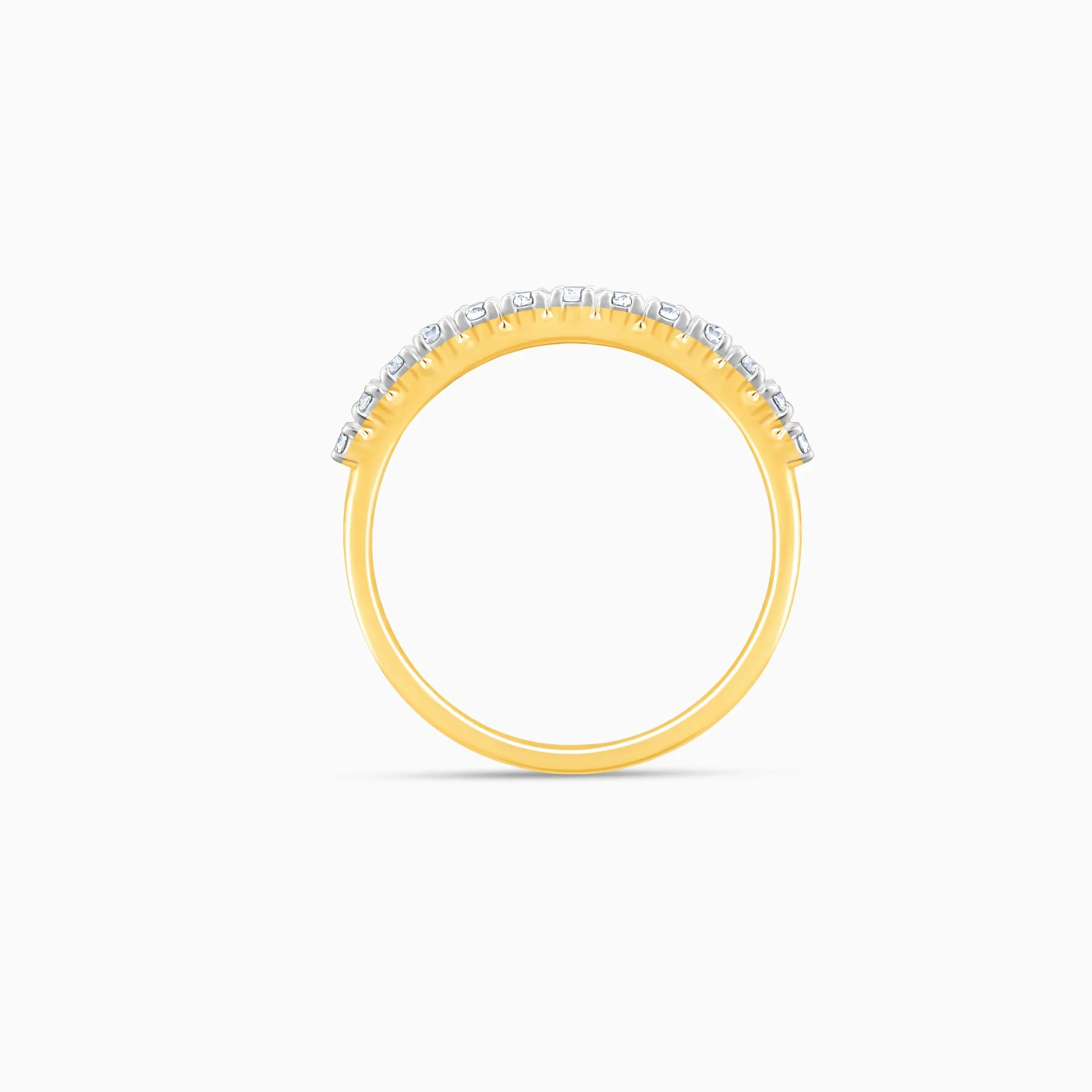Gold Shimmering Gleam Diamond Ring - Image 5