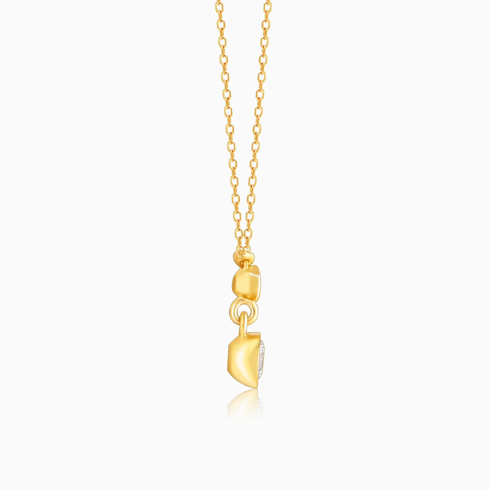 Gold Sumptuous Duet Diamond Necklace - Image 5