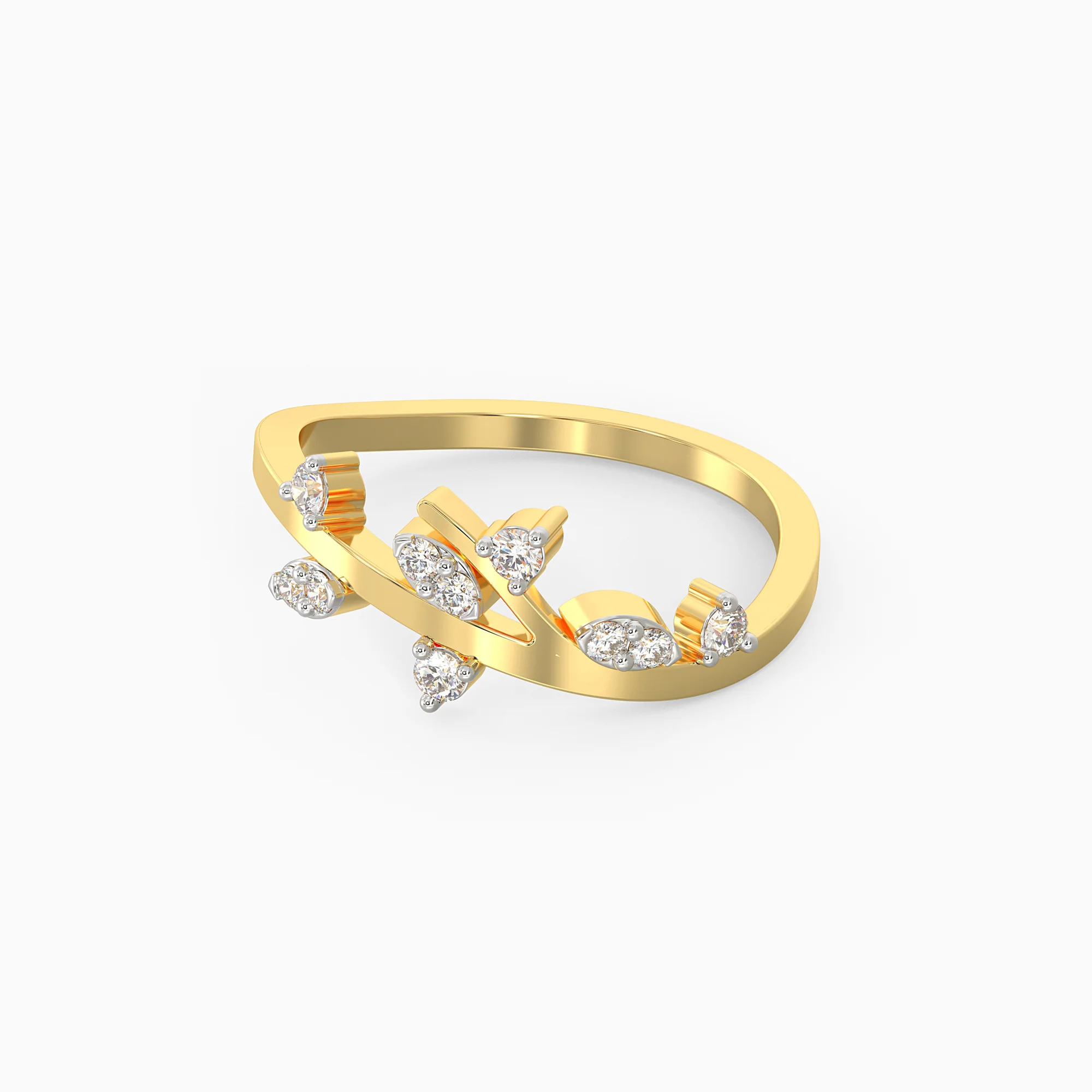 Gold Vibrant Spirit Diamond Ring - Image 4