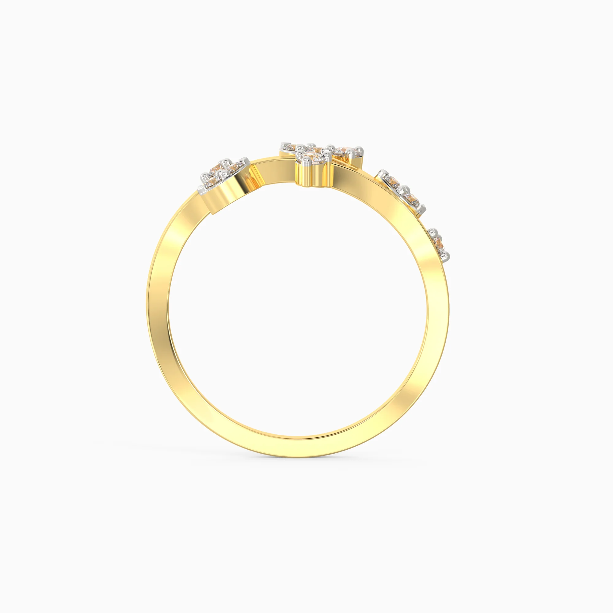Gold Vibrant Spirit Diamond Ring - Image 6