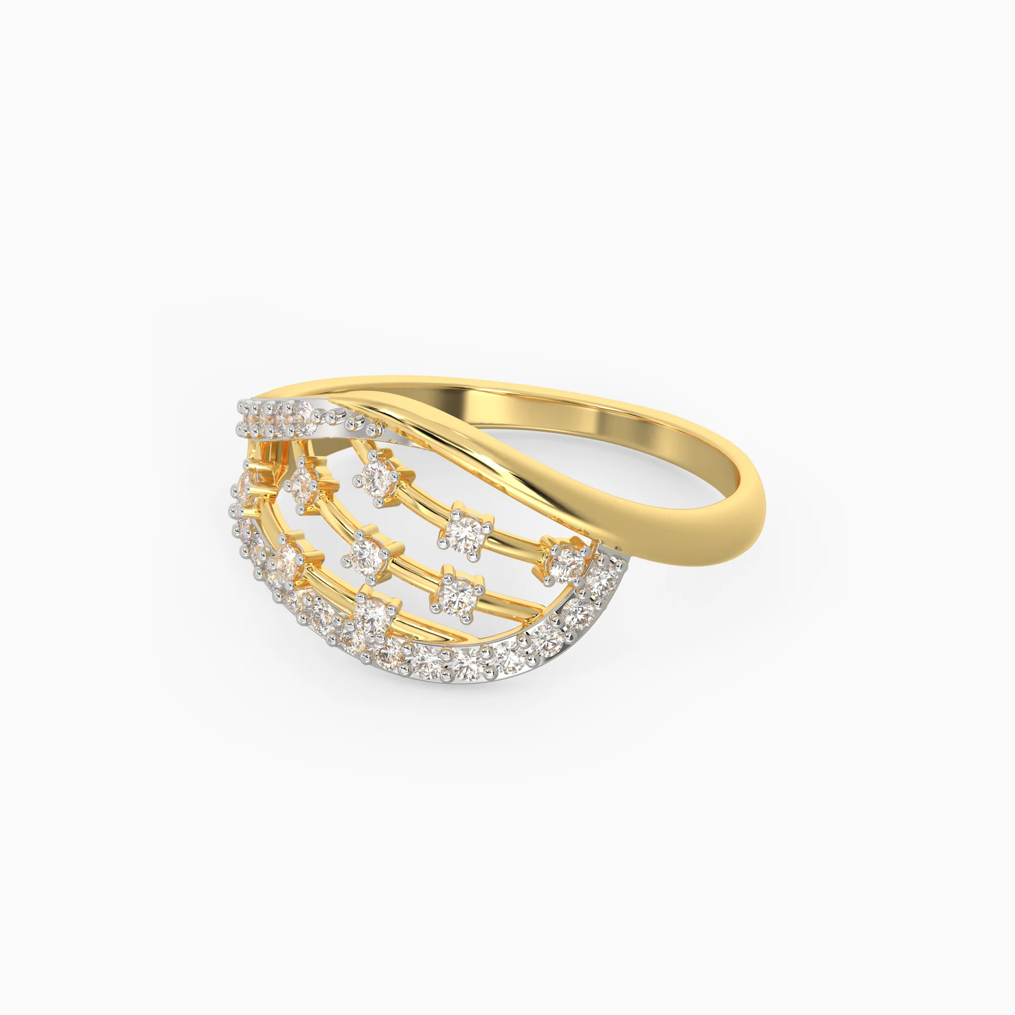 Gold Beautiful Moments Diamond Ring - Image 4