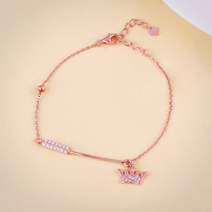 Anushka Sharma Rose Gold Crown Bracelet - Image 2