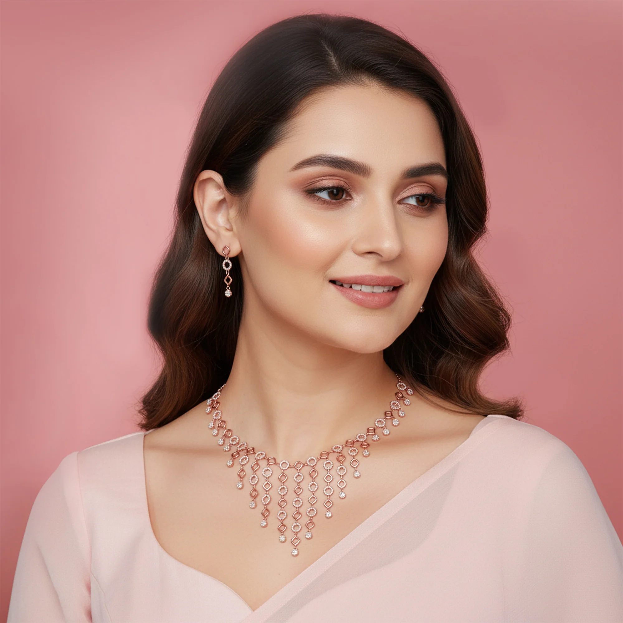 Anushka Sharma Rose Gold Queen Of Dreams Set - Image 2