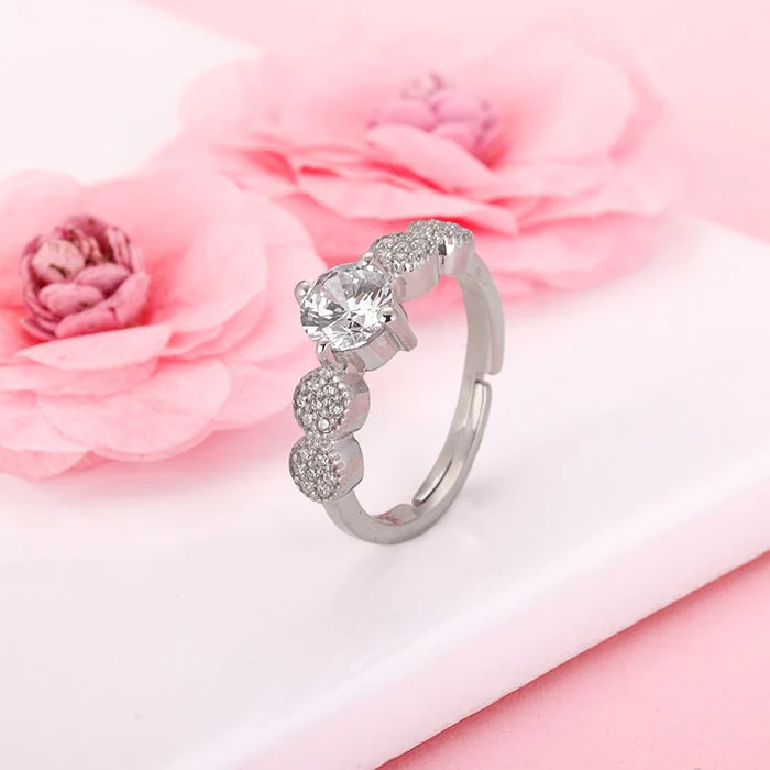 Anushka Sharma Silver Attracted To You Ring - Image 2