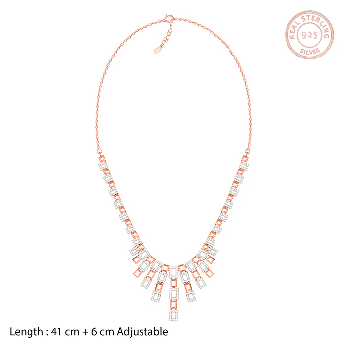 Anushka's Rose Gold Grace Necklace - Image 5