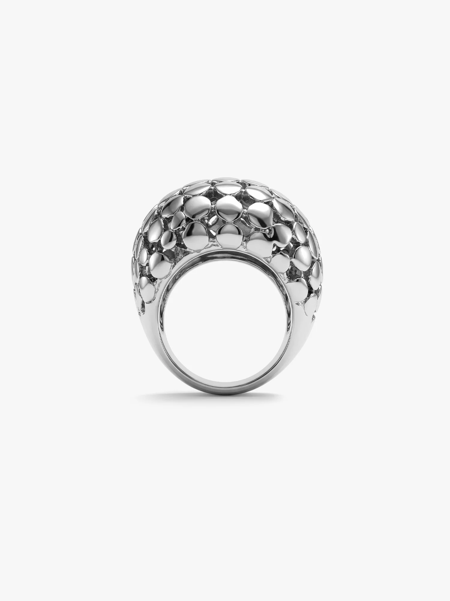 Barely There Rhodium Plated Ring (Size 14) - Image 5