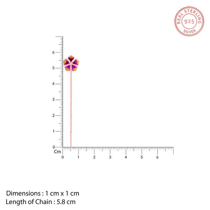 Rose Gold Bell Mallow Earrings - Image 6
