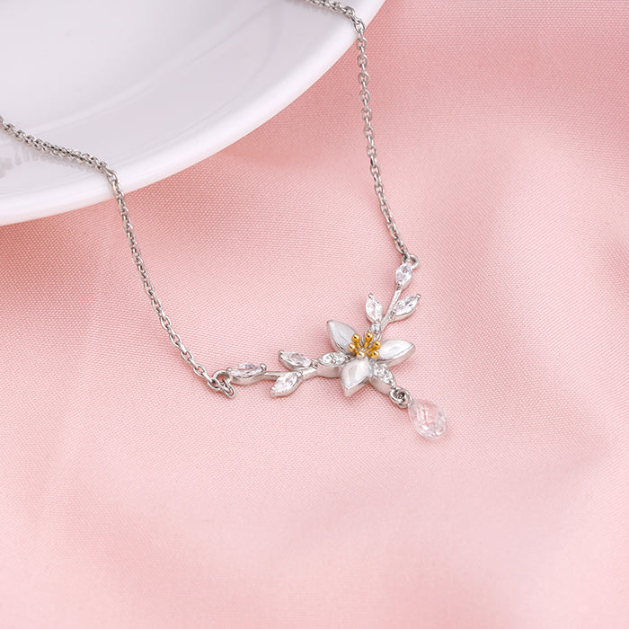 Silver One in a Trillium Necklace - Image 2