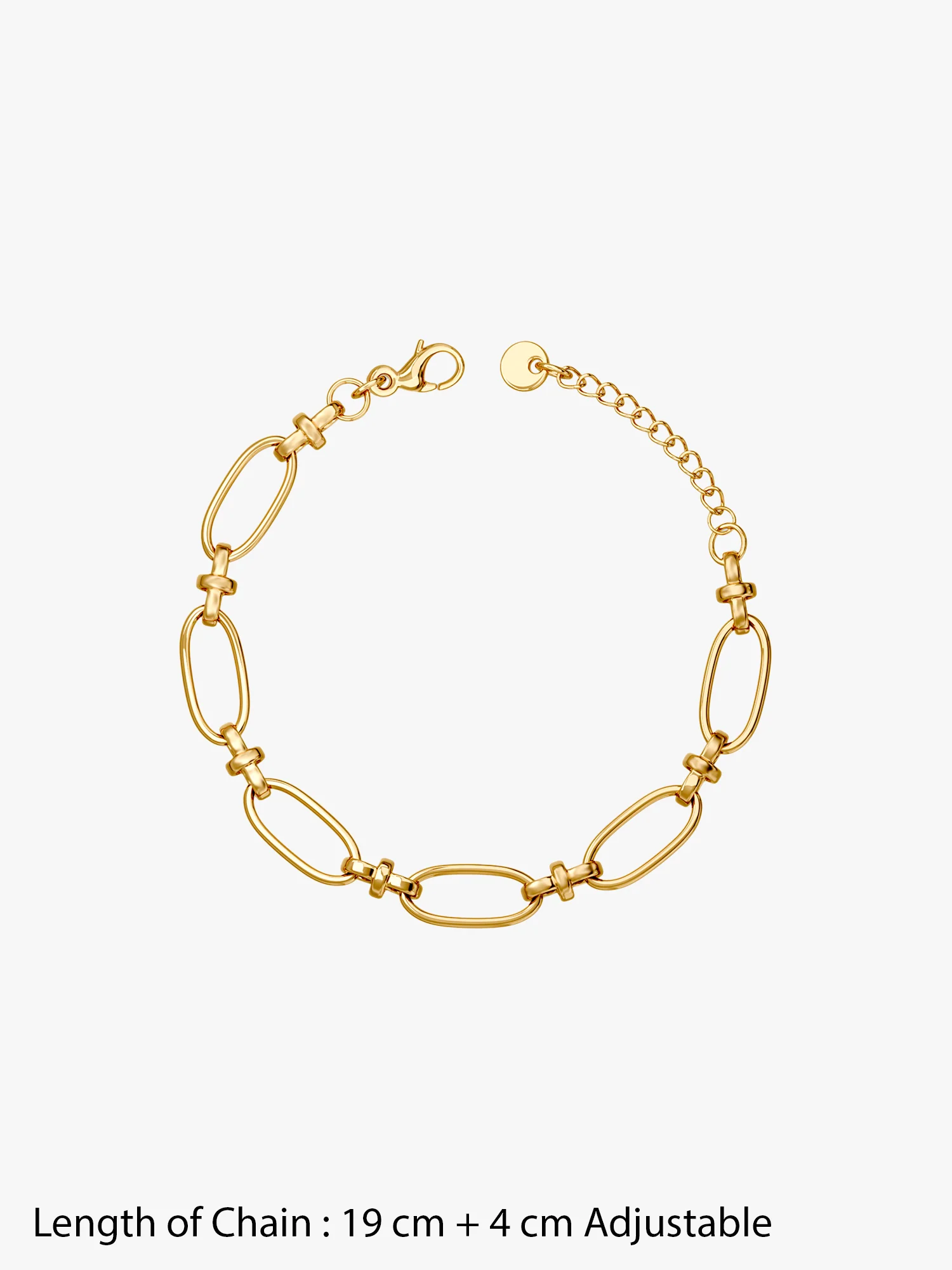 Big Loop Gold Plated Bracelet - Image 5