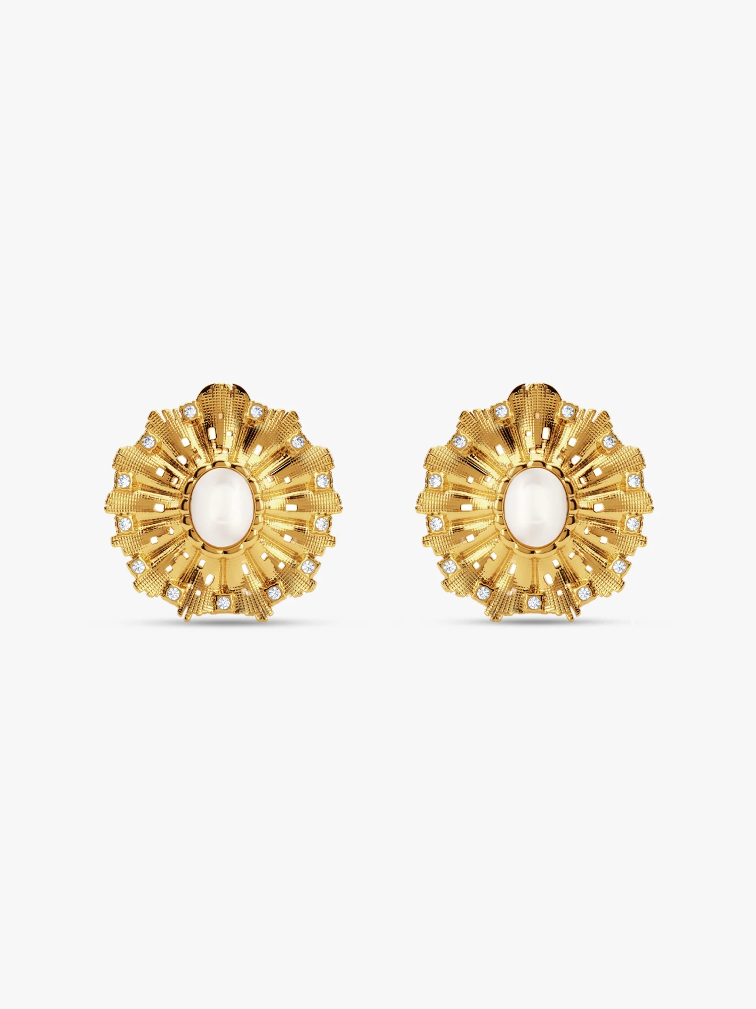 Bloom Baby Gold Plated Earrings - Image 4