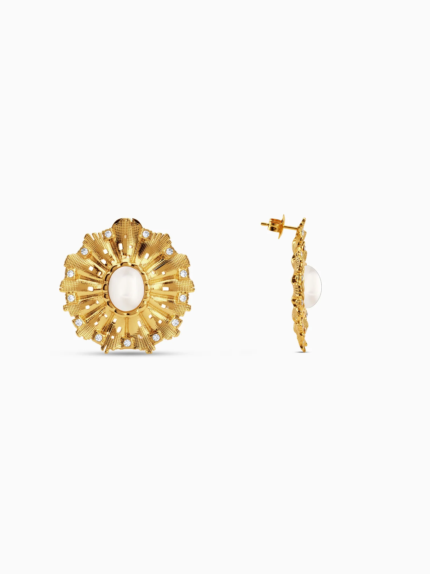 Bloom Baby Gold Plated Earrings - Image 5