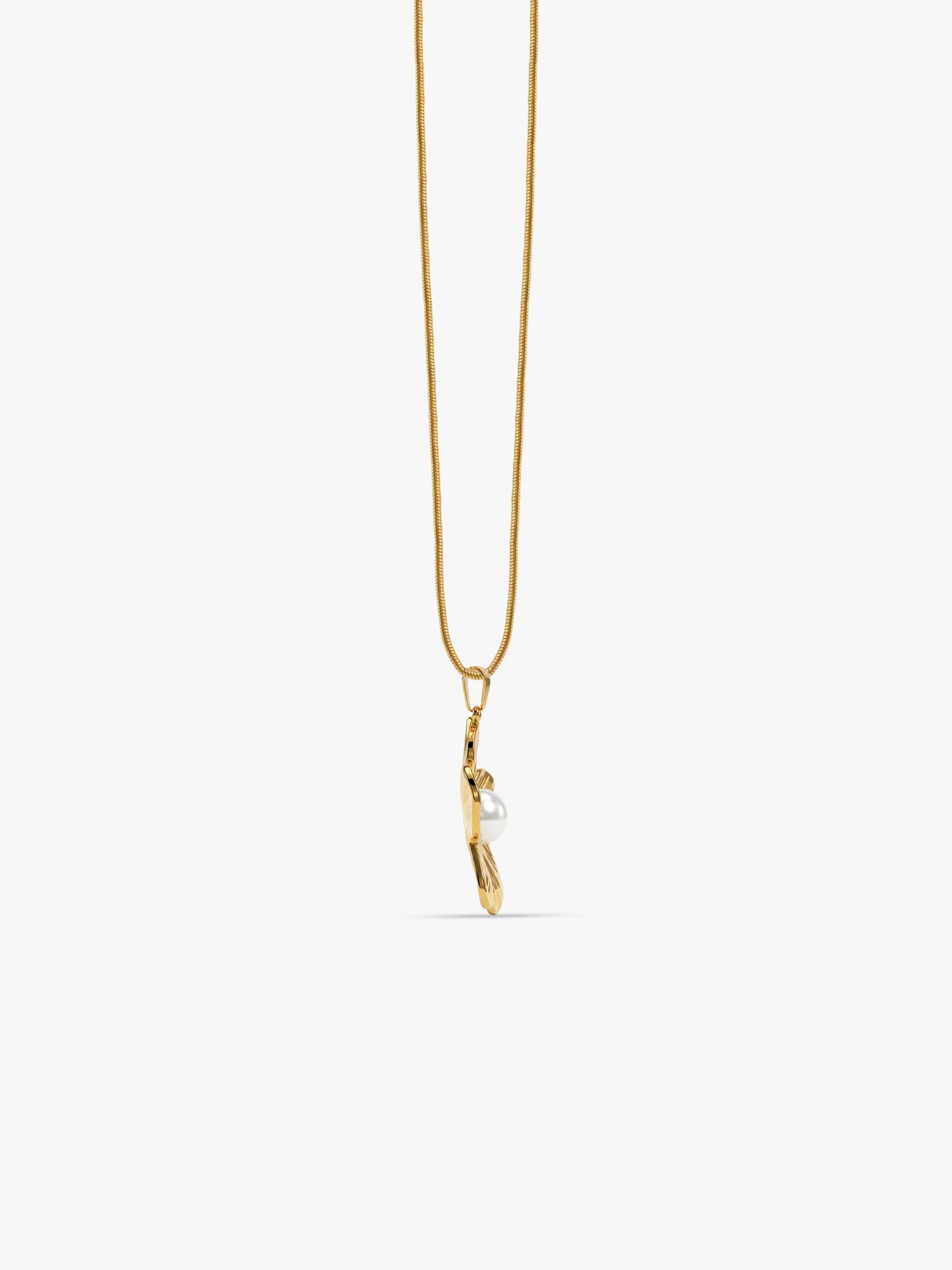 Bloom Pop Gold Plated Pendant with Link Chain - Image 5