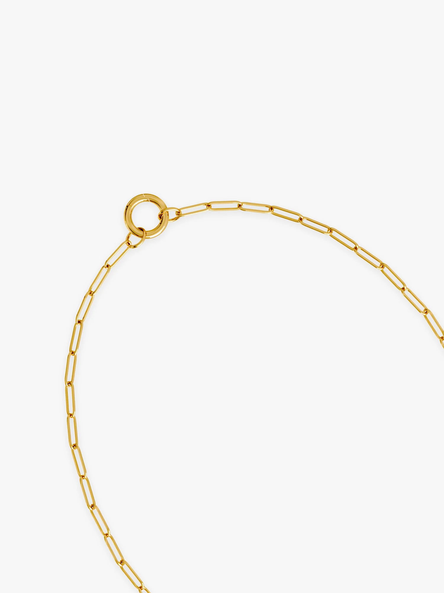 Centre Loop Gold Plated Necklace - Image 4