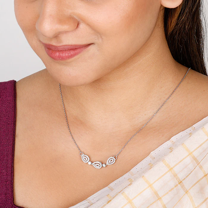 Silver Love of Pears Necklace - Image 3