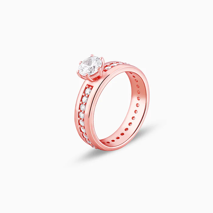 Rose Gold Bright Trail Ring - Image 4