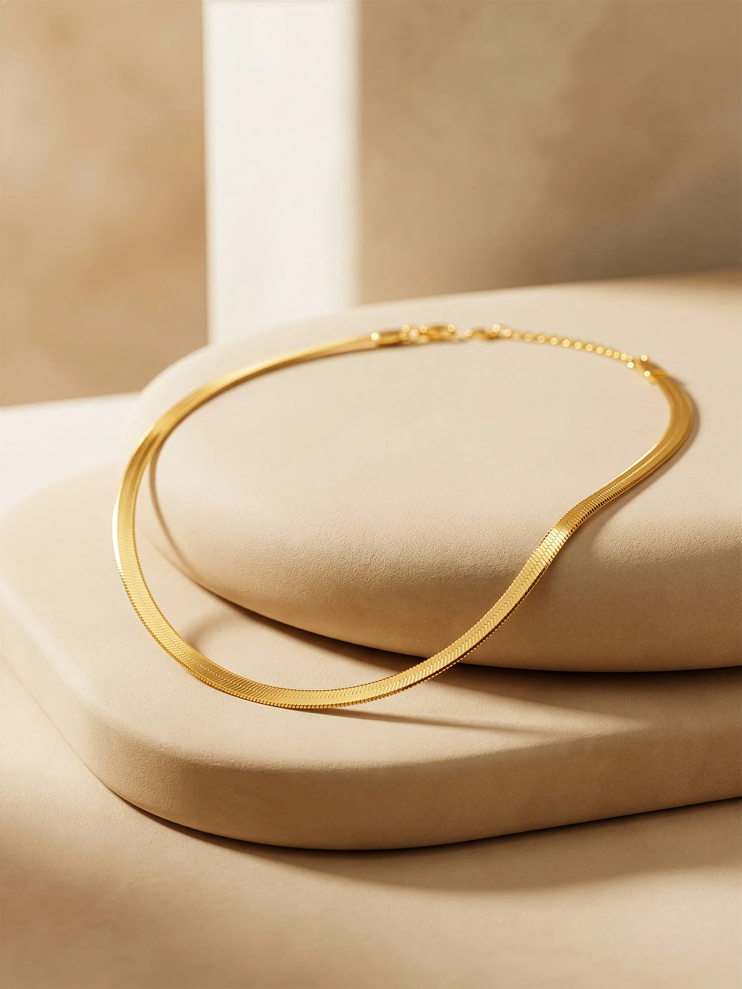 Curve Control Gold Plated Necklace - Image 2