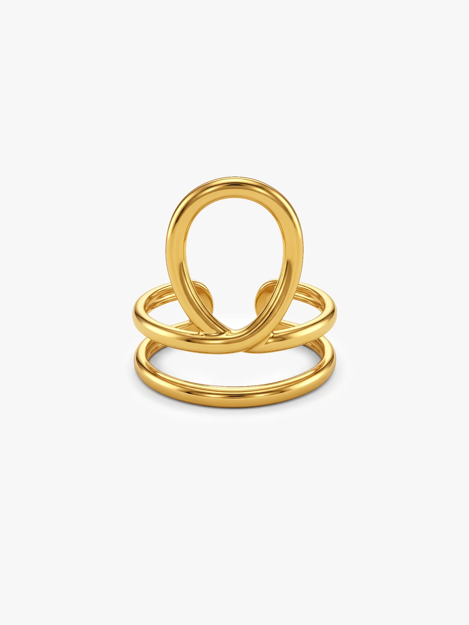 Double Trouble Gold Plated Ring (Size 13) - Image 3