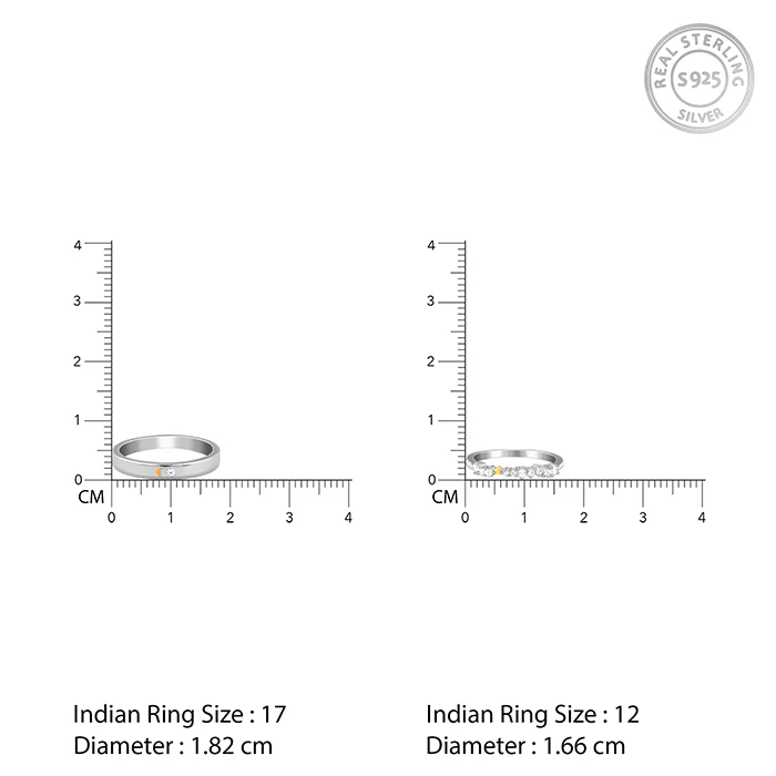 Dual Tone Longing Couple Bands - Image 5