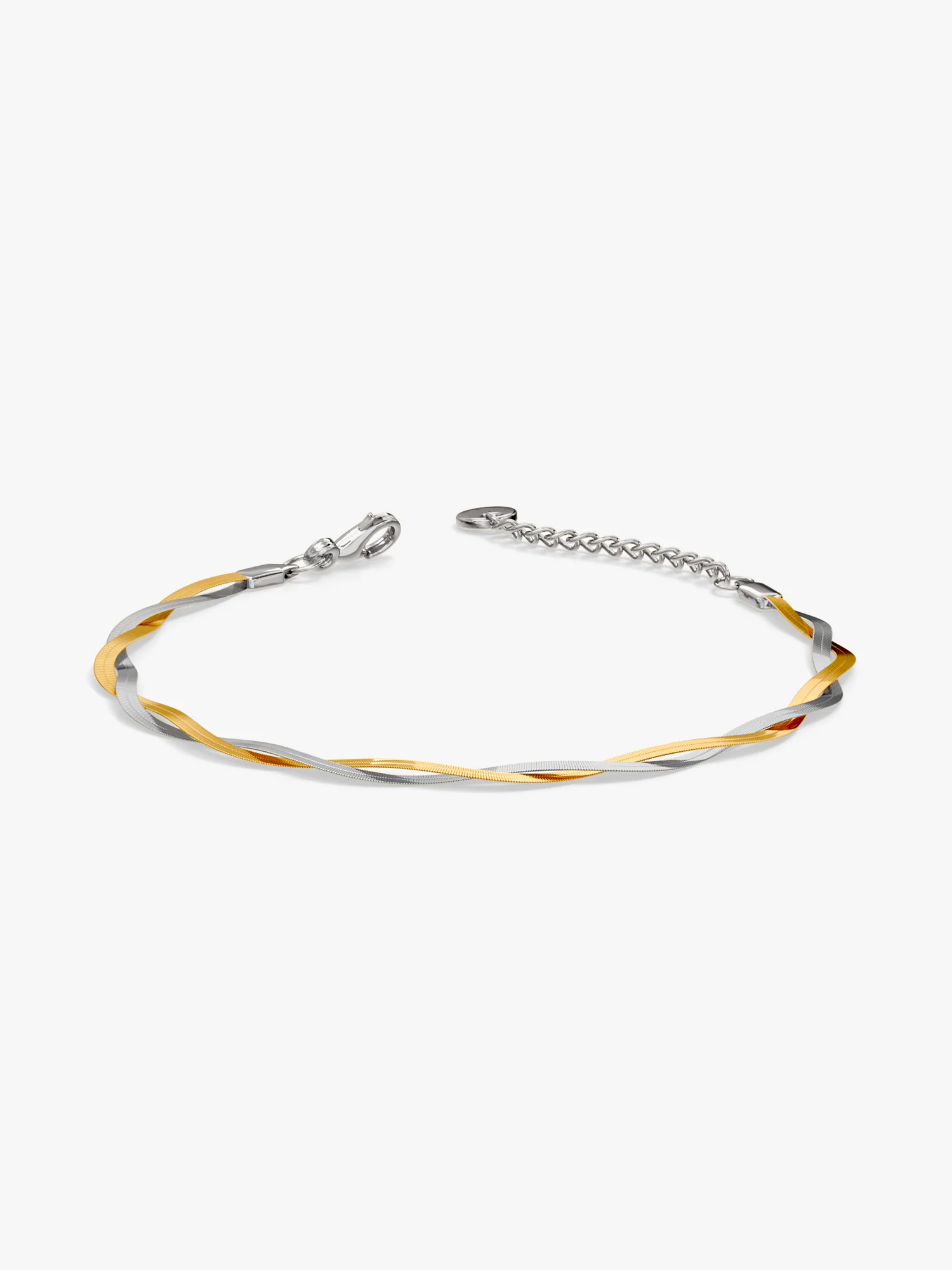 Duo Twist Dual Tone Bracelet - Image 4