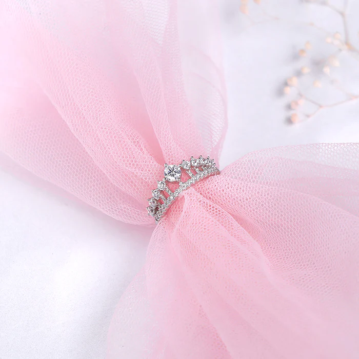 Silver Queen Crown Ring - Image 2