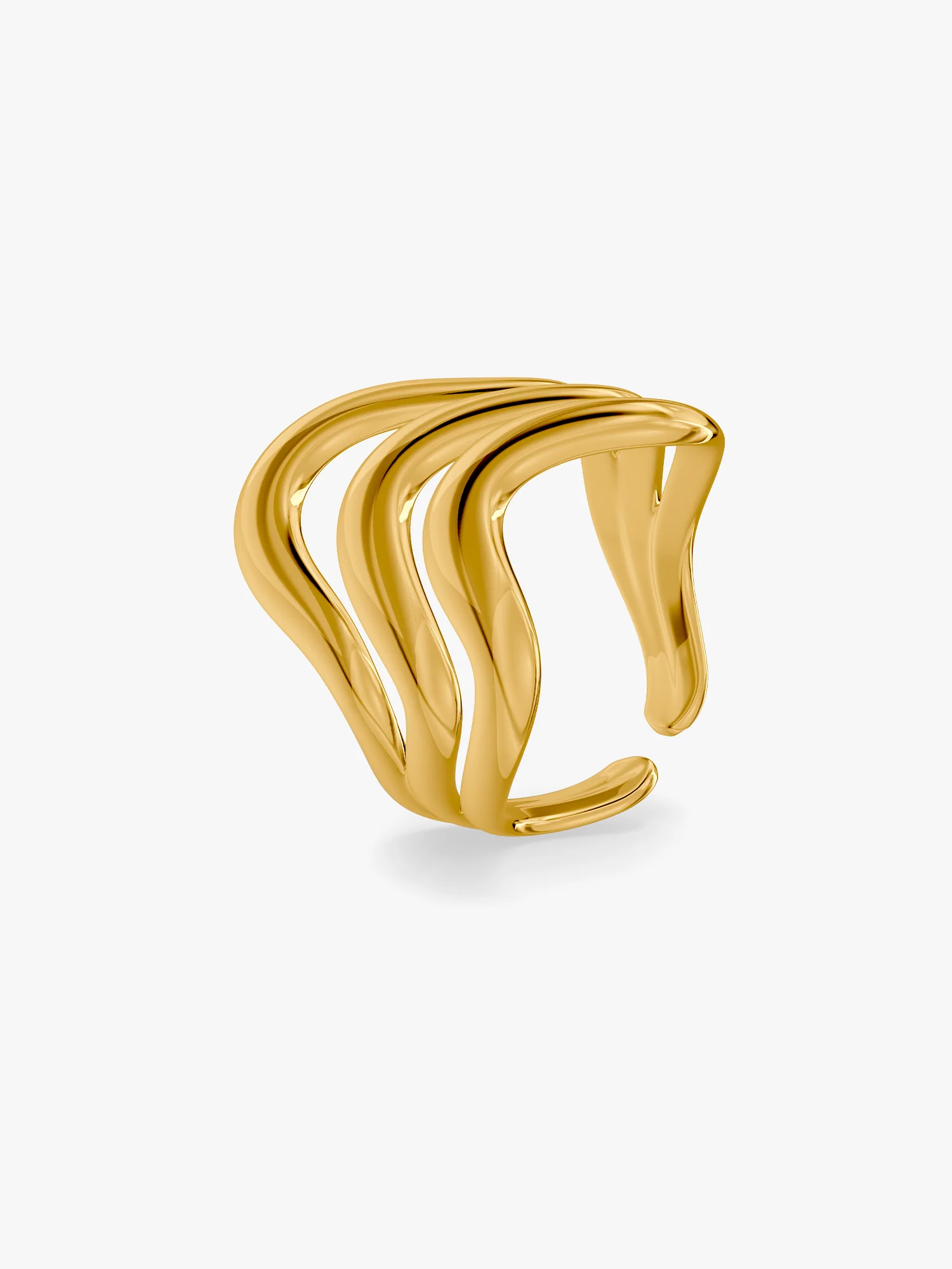 Everyday Mood Gold Plated Ring (Size 14) - Image 4