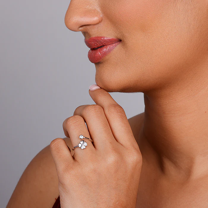 Silver Floret Ring - Image 3