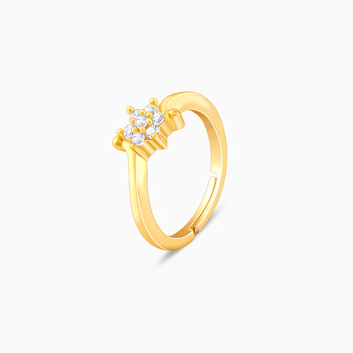 Golden Snowflake Ring - Image 4