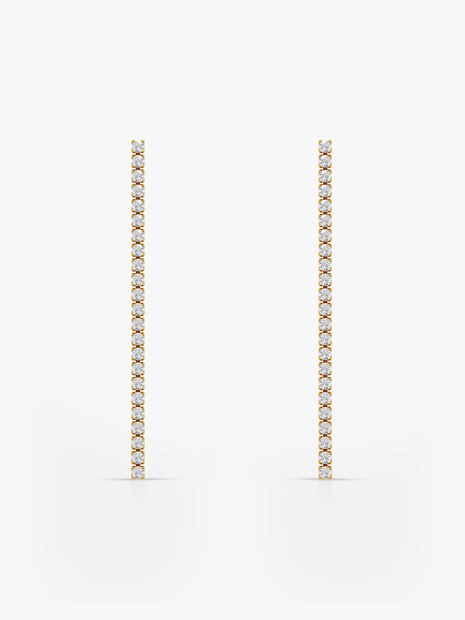 Glow Getter Gold Plated Dangler Earrings - Image 4