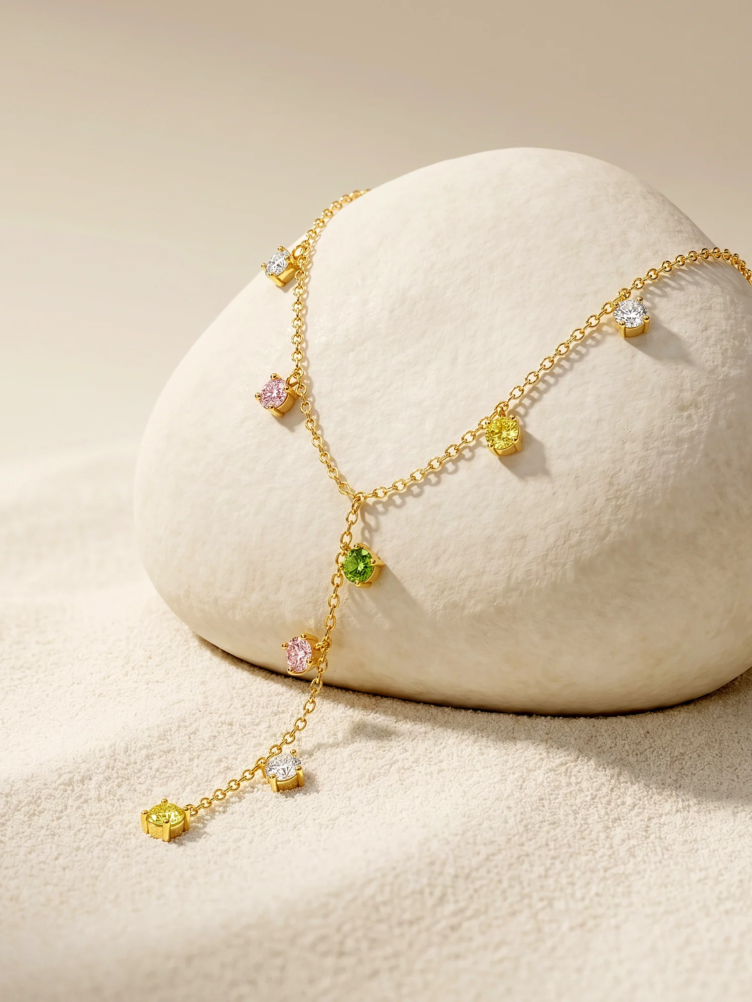 Glow Theory Gold Plated Lariate Necklace - Image 2