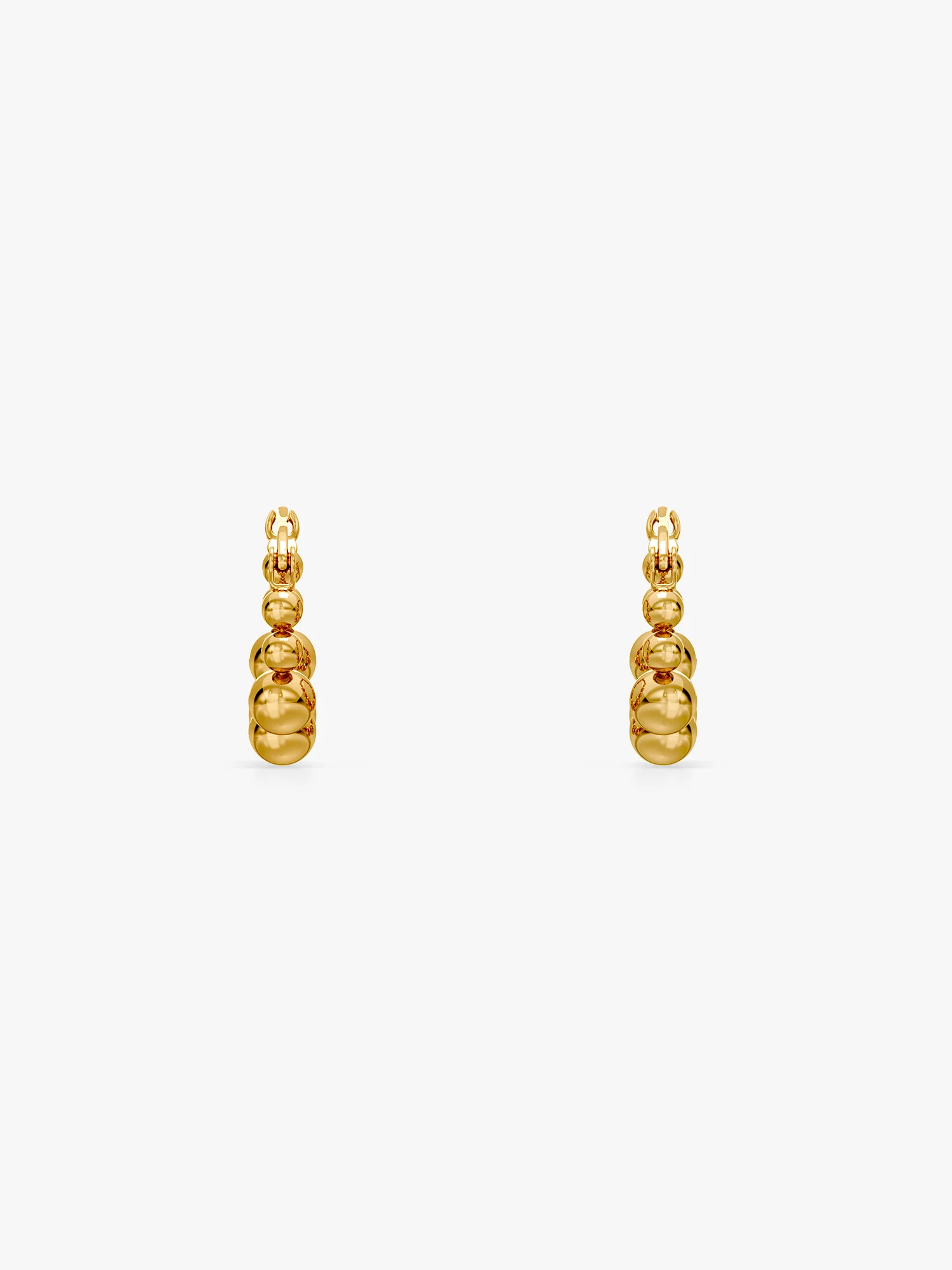Glow Up Gold Plated Hoops - Image 4
