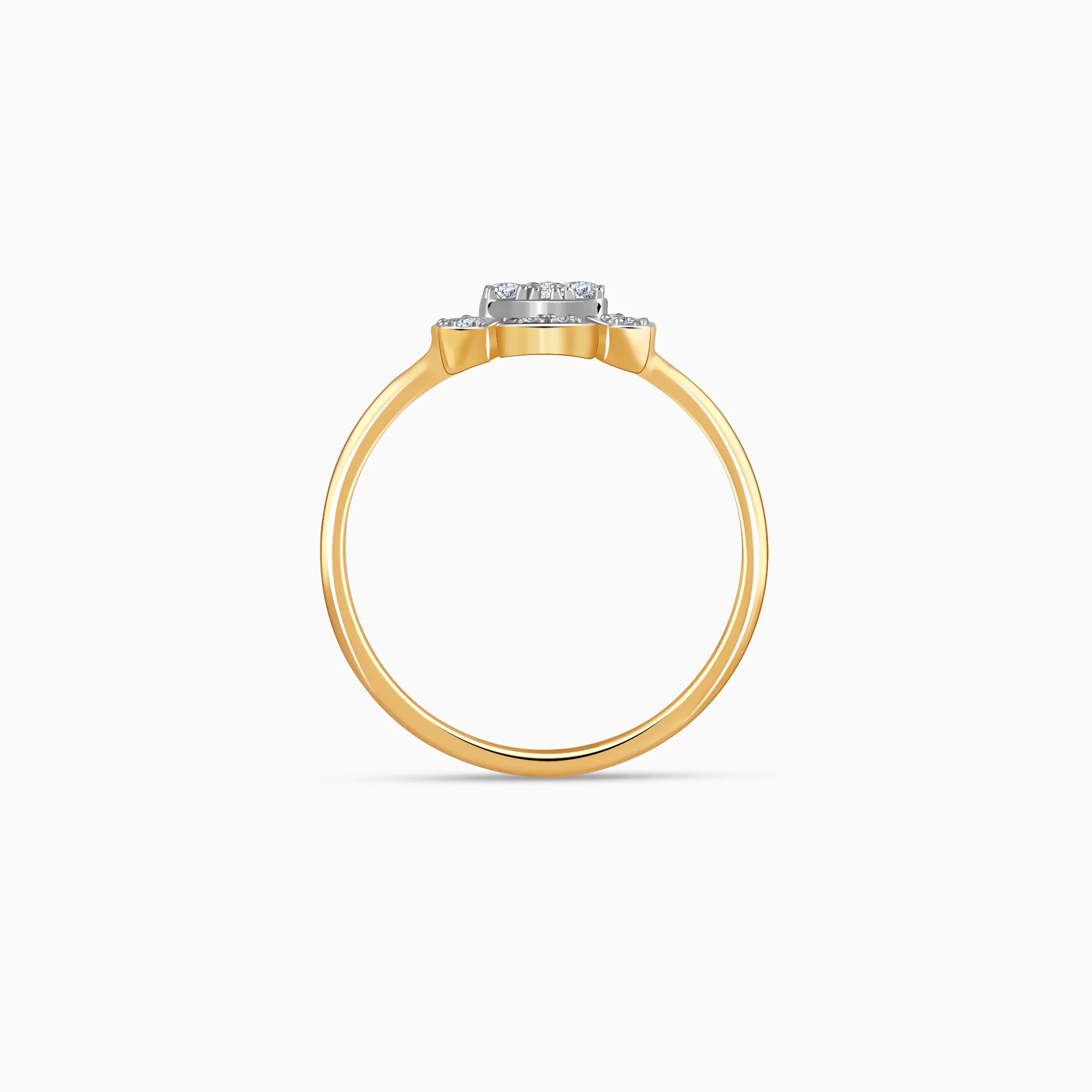 Gold Aurelia Charm Lab Grown Diamond Ring - Image 5
