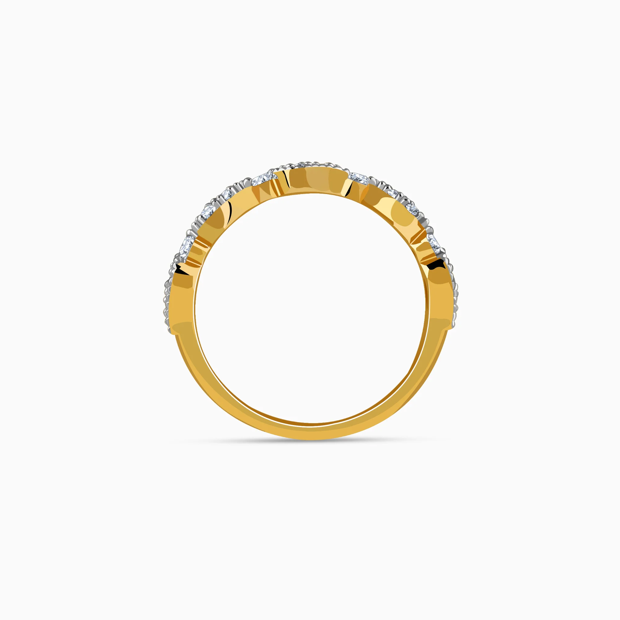 Gold Auryne Lab Grown Diamond Ring - Image 5