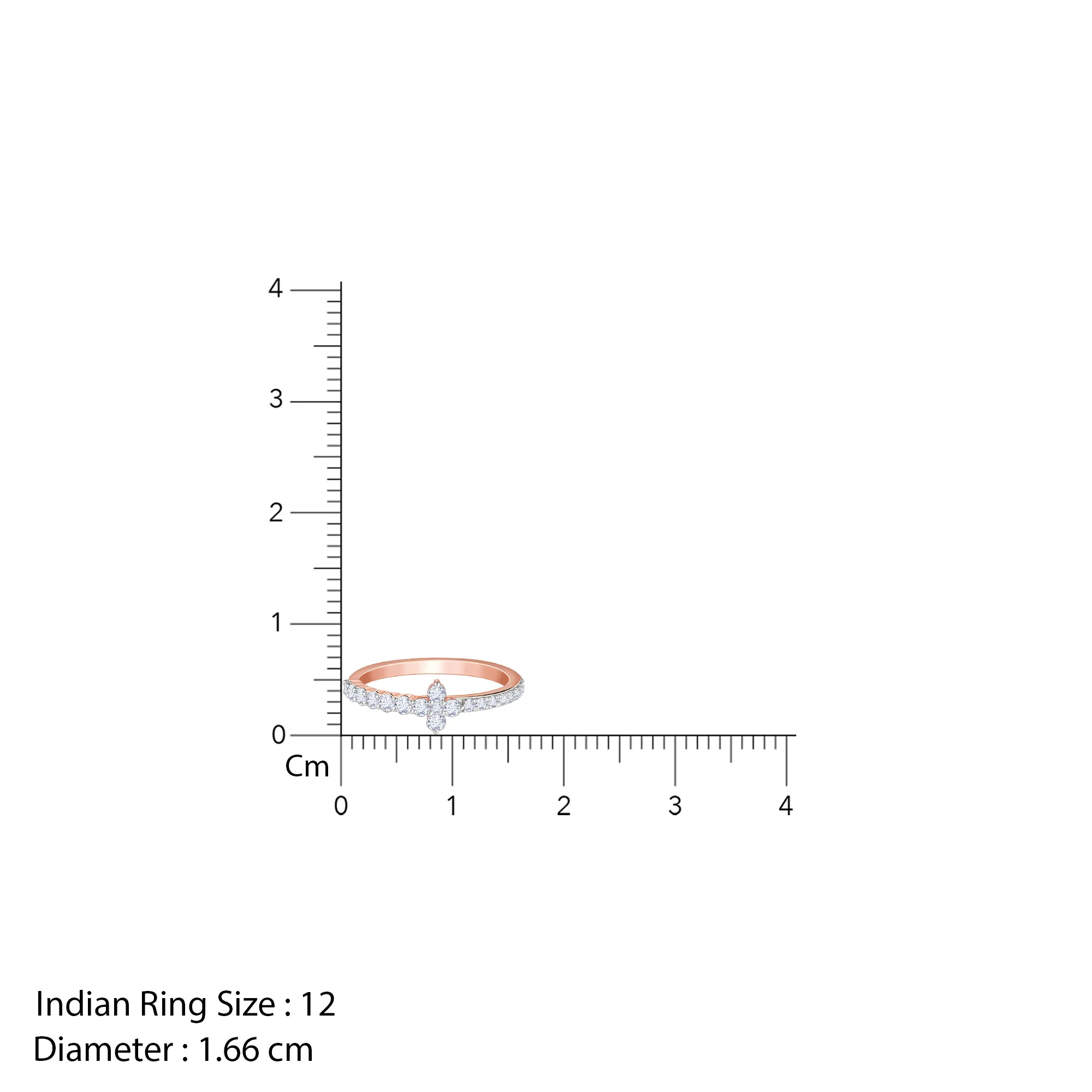 Rose Gold Axis Glow Lab Grown Diamond Ring - Image 6