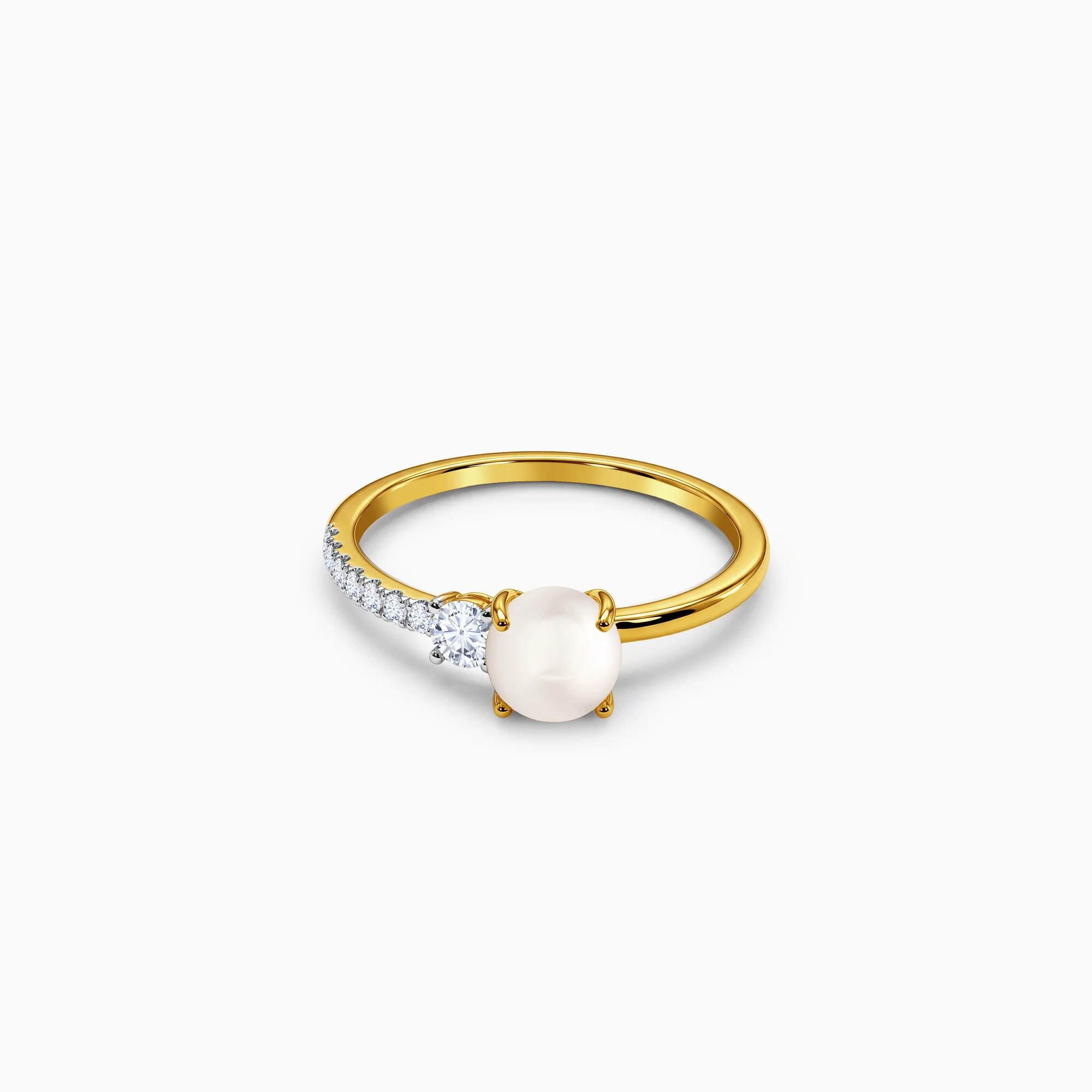 Gold Aziza Lab Grown Diamond Ring (Size 12)