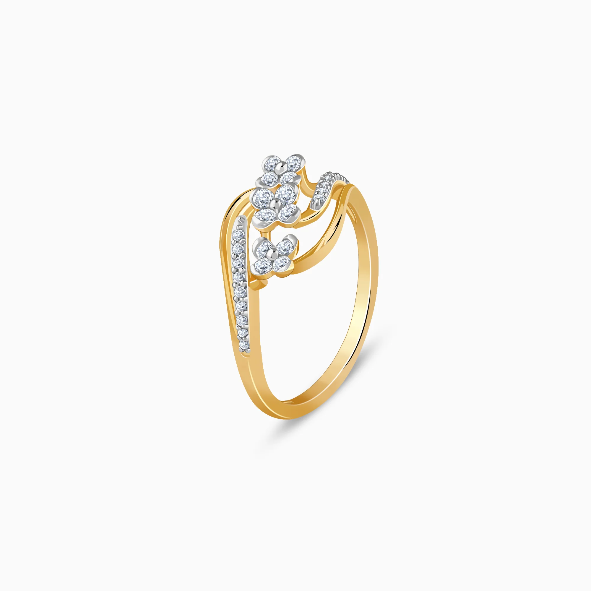 Gold Bloom Lab Grown Diamond Ring - Image 4