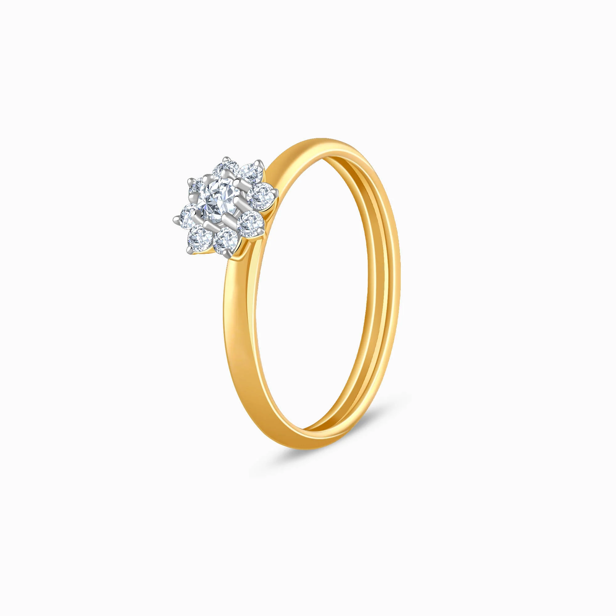 Gold Blooming Grace Lab Grown Diamond Ring - Image 4