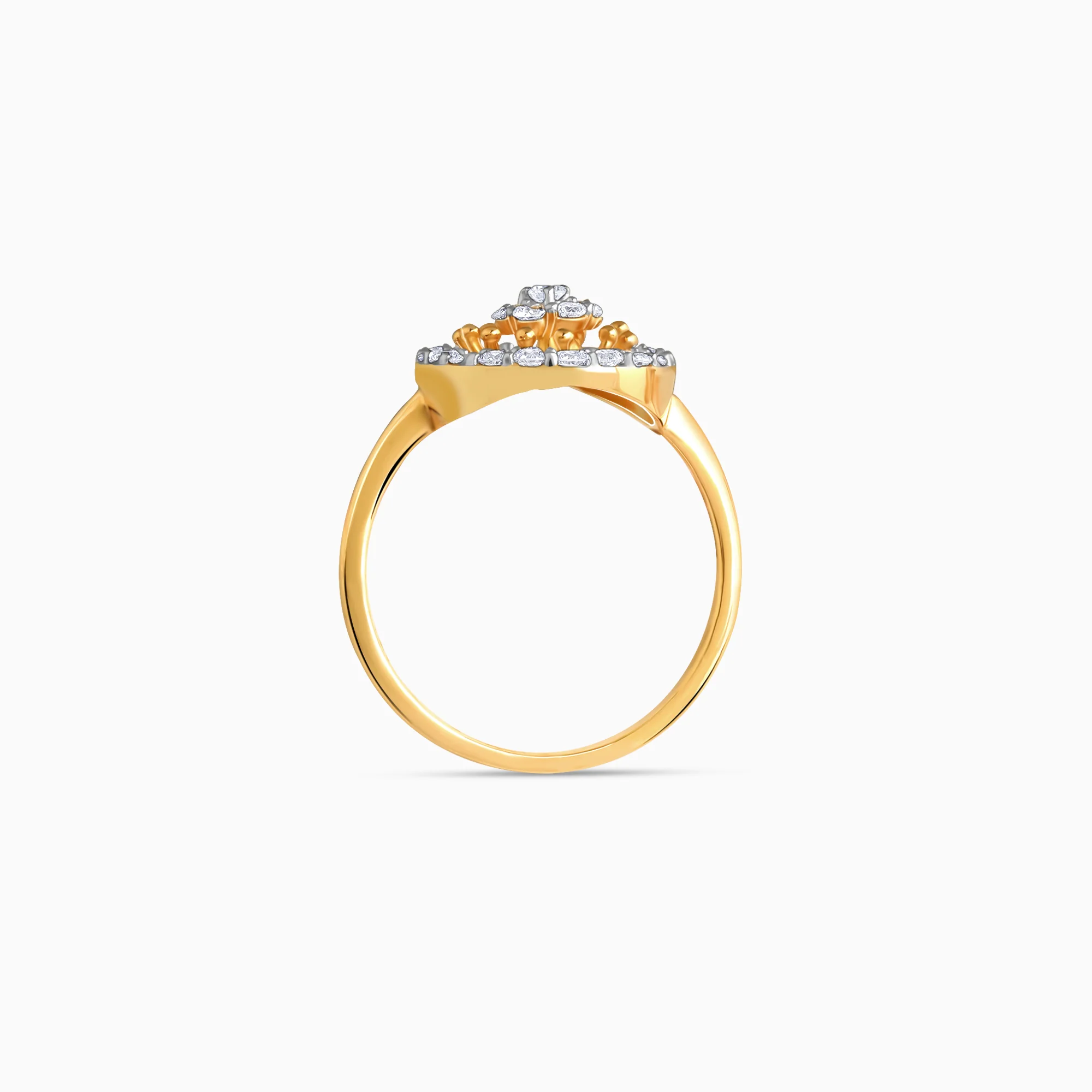 Gold Bloomwheel Lab Grown Diamond Ring - Image 5