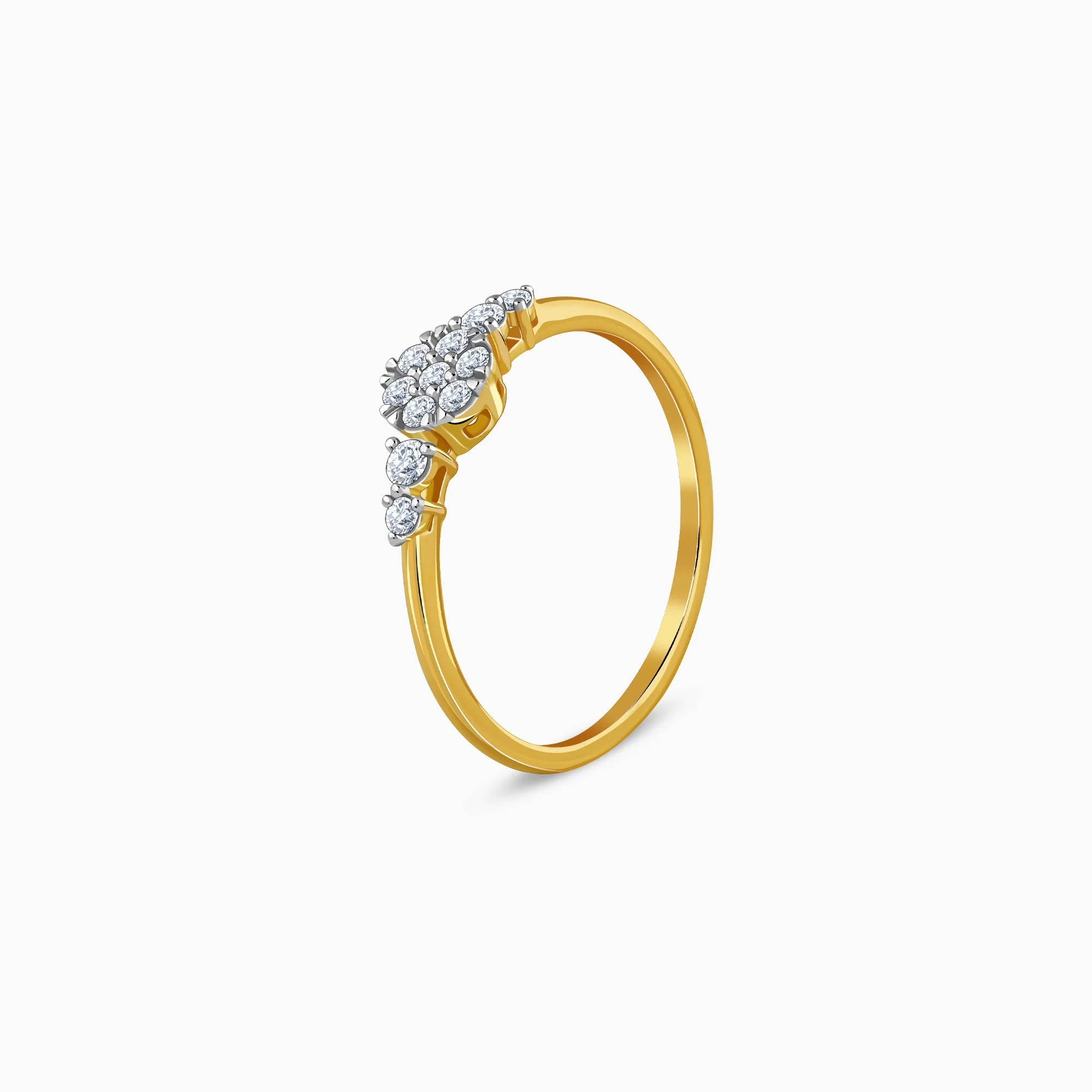Gold Blossera Lab Grown Diamond Ring - Image 4