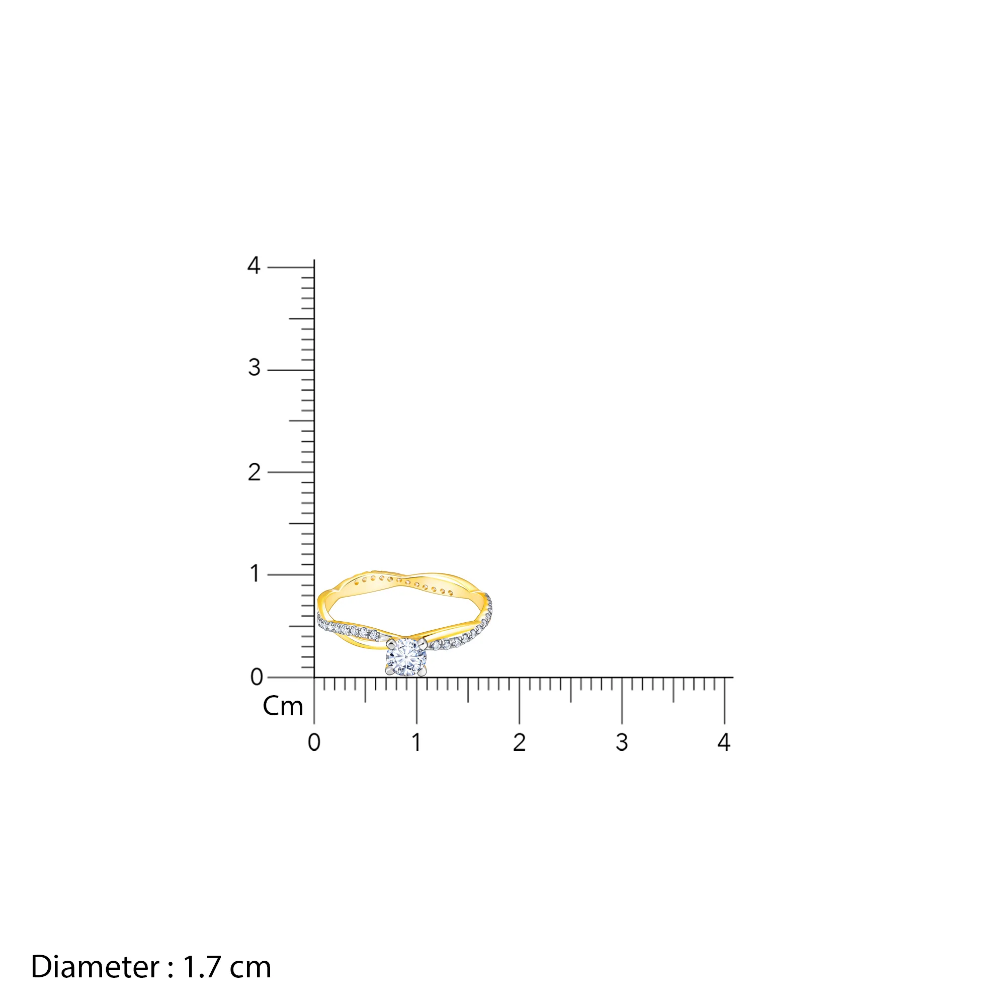 Gold Bold Beauty Diamond Ring - Image 5