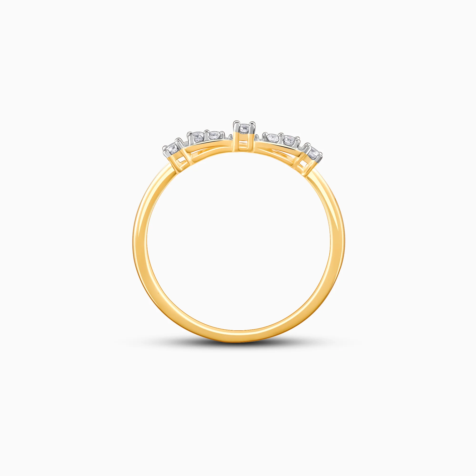 Gold Bow Diamond Ring - Image 5
