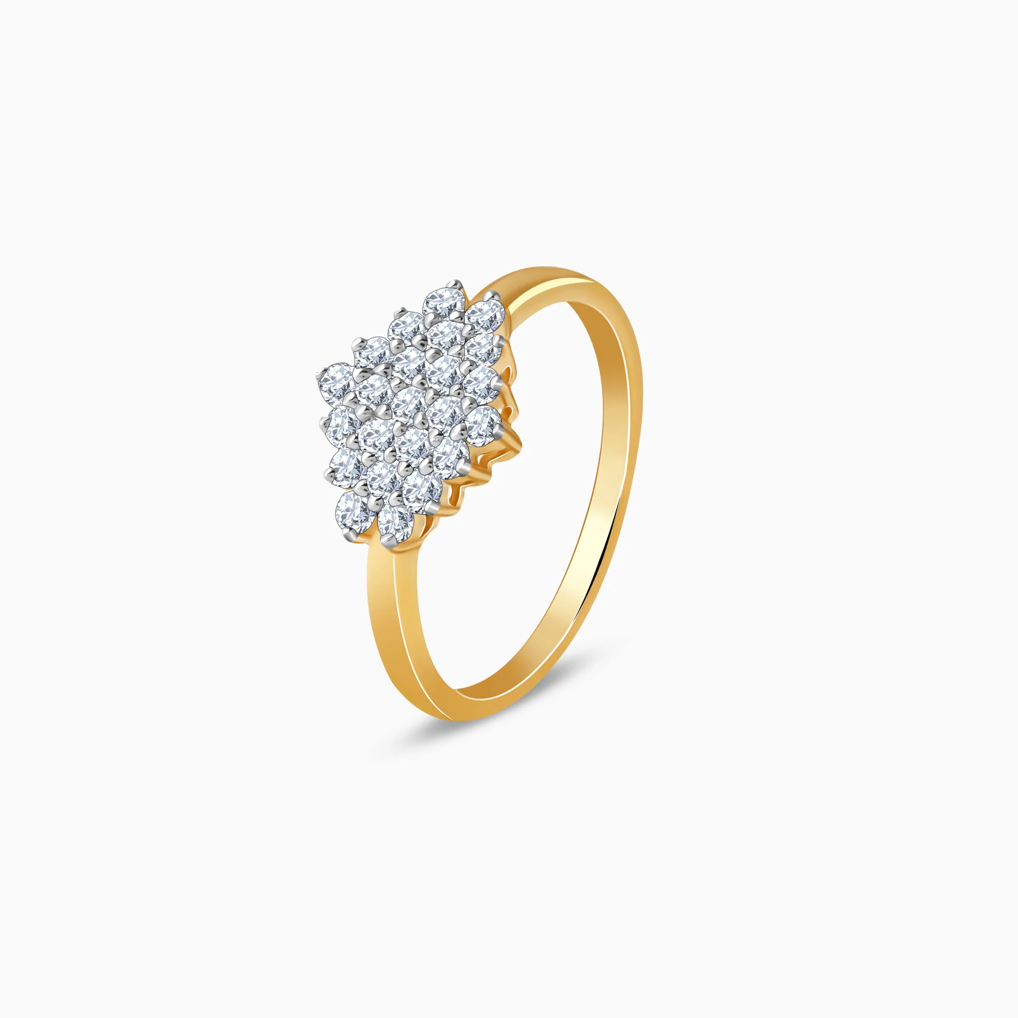 Gold Caprese Lab Grown Diamond Ring - Image 4