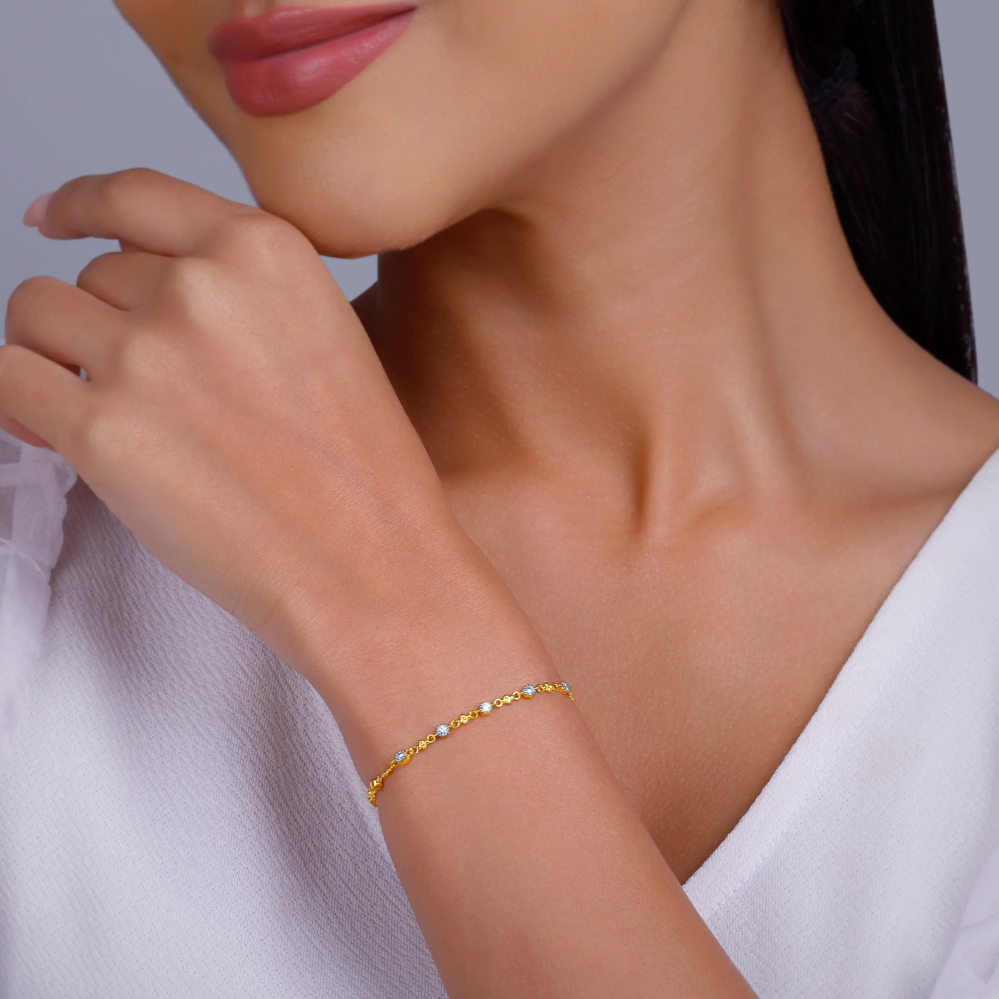 Gold Celestial Diamond Bracelet - Image 3