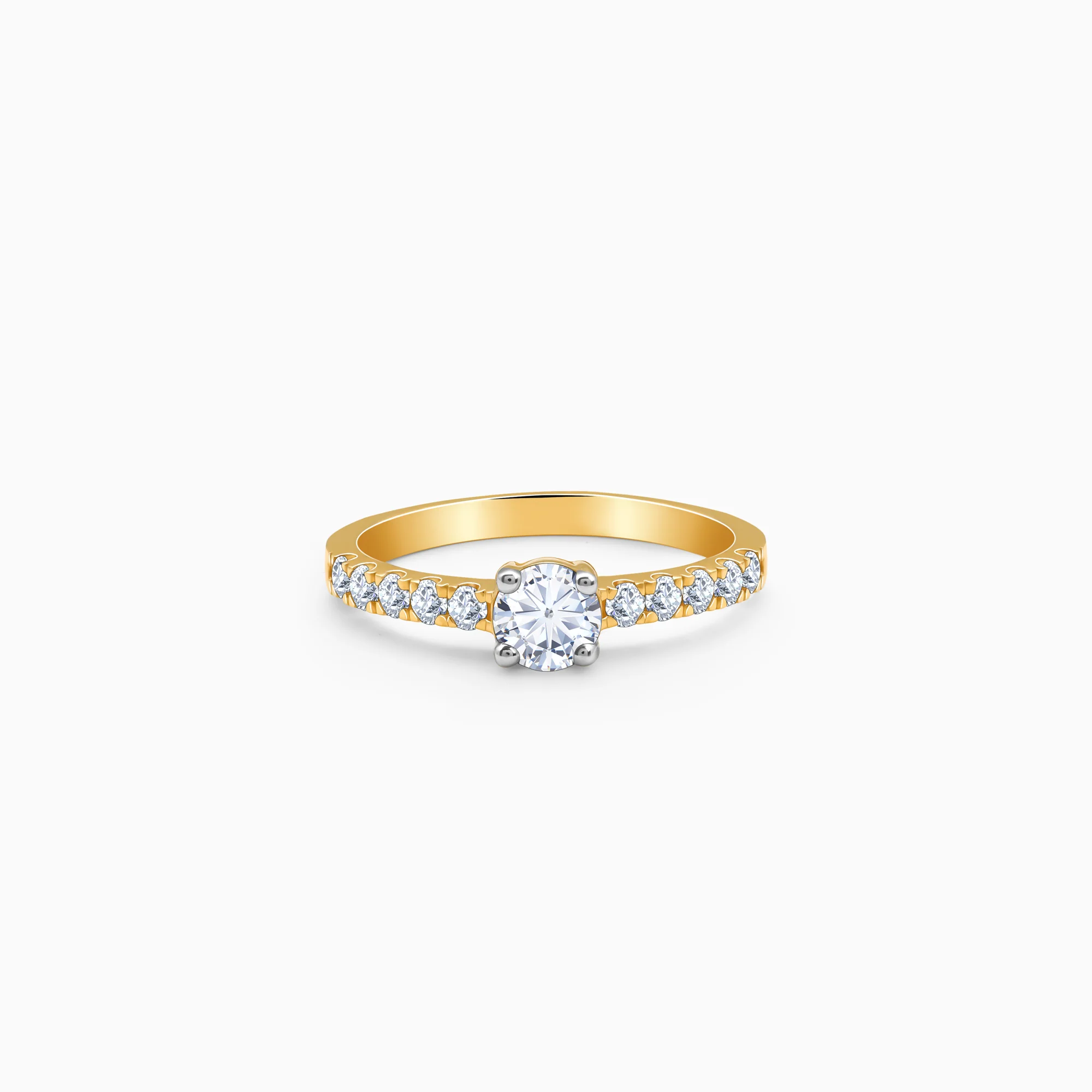 Gold Ceres Solitaire Lab Grown Diamond Ring