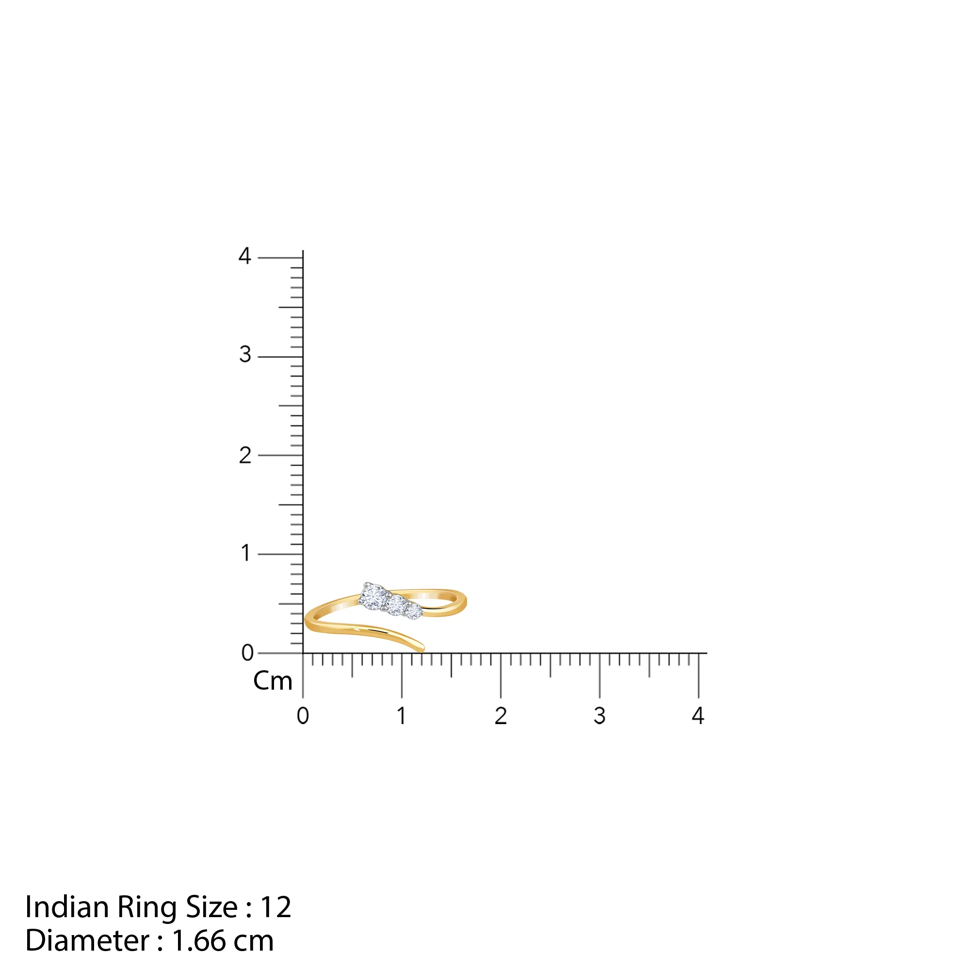 Gold Classic Line Lab Grown Diamond Ring - Image 6